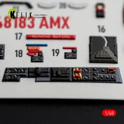 Kelik K48183 1/48 Amx Interior 3d Decals For Hobbyboss