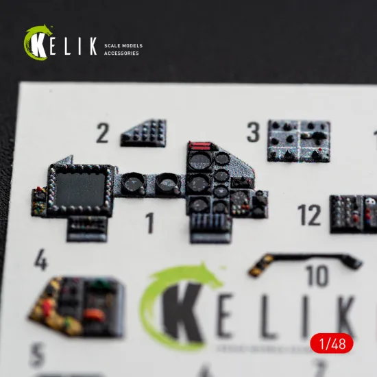 Kelik K48183 1/48 Amx Interior 3d Decals For Hobbyboss