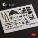 Kelik K48184 1/48 Defiant F1 - Interior 3d Decals For Trumpeter