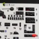 Kelik K48184 1/48 Defiant F1 - Interior 3d Decals For Trumpeter