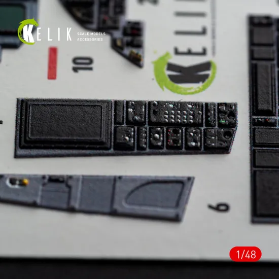Kelik K48185 1/48 F-15e Late Interior 3d Decals For Hasegawa