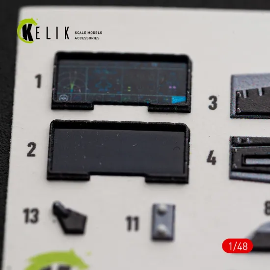 Kelik K48185 1/48 F-15e Late Interior 3d Decals For Hasegawa