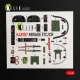 Kelik K48187 1/48 Mirage F1c/Cr - Interior 3d Decals For Italeri Kit