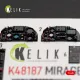 Kelik K48187 1/48 Mirage F1c/Cr - Interior 3d Decals For Italeri Kit