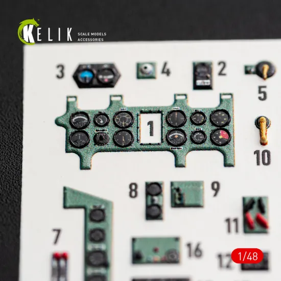 Kelik K48188 1/48 A6m5a - Interior 3d Decals For Fine Molds Kit