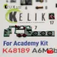 Kelik K48189 1/48 A6m2b Zero Interior 3d Decals For Academy