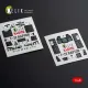 Kelik K48190 1/48 F-22 Raptor - Interior 3d Decals For Hasegawa
