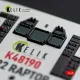 Kelik K48190 1/48 F-22 Raptor - Interior 3d Decals For Hasegawa
