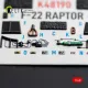 Kelik K48190 1/48 F-22 Raptor - Interior 3d Decals For Hasegawa