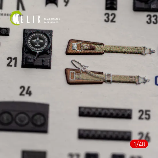 Kelik K48191 1/48 He-111 H-16 Interior 3d Decals For Icm