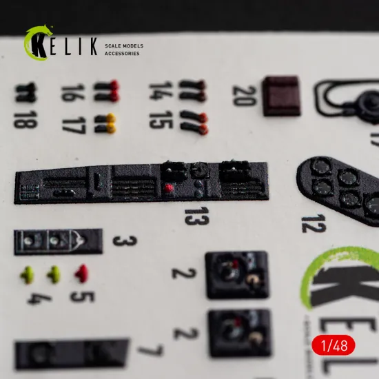 Kelik K48191 1/48 He-111 H-16 Interior 3d Decals For Icm