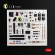 Kelik K48192 1/48 He-111 H-20 - Interior 3d Decals For Icm