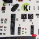 Kelik K48192 1/48 He-111 H-20 - Interior 3d Decals For Icm