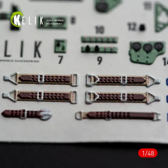 Kelik K48196 1/48 Aichi D3a2 Val - Interior 3d Decals For Wingsy Kits