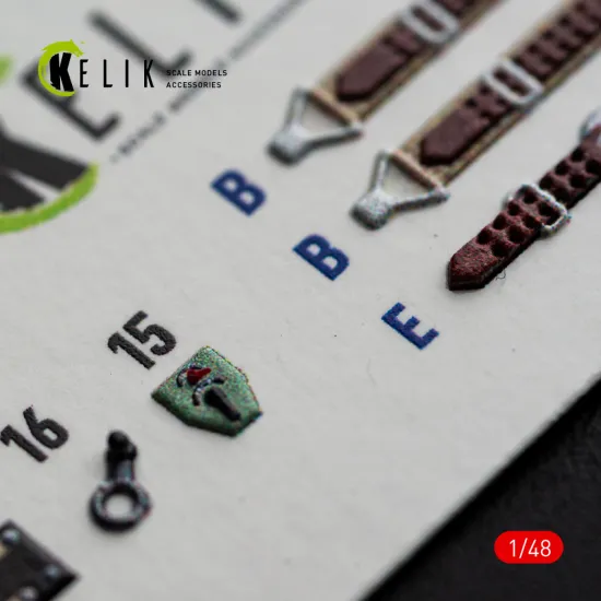 Kelik K48196 1/48 Aichi D3a2 Val - Interior 3d Decals For Wingsy Kits