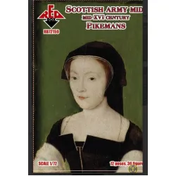 Red Box 72159 1/72 Scottish Army Mid Xvi Century Pikemans Figures Model Kit
