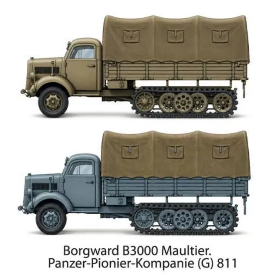 Roden 742 1/72 Borgward B3000 Maultier Plastic Model Kit