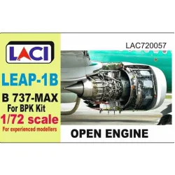 Laci 720057 1/72 Leap-1b Open Engine B 737 Max For Bpk Kit Resin Model