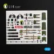Kelik K72234 1/72 Mirage-2000d Interior 3d Decals For Dreammodel