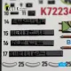 Kelik K72234 1/72 Mirage-2000d Interior 3d Decals For Dreammodel