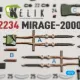 Kelik K72234 1/72 Mirage-2000d Interior 3d Decals For Dreammodel