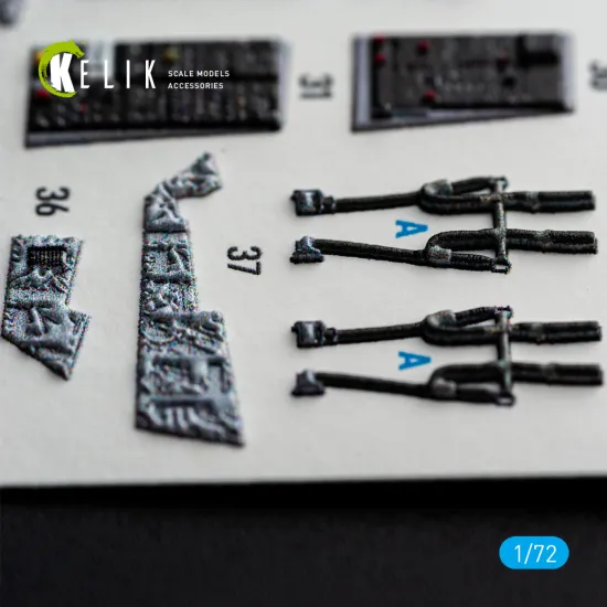 Kelik K72235 1/72 F-14d Tomcat Interior 3d Decals For Tamiya