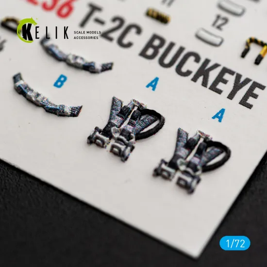 Kelik K72236 1/72 T-2c Buckeye - Interior 3d Decals For Wolfpack
