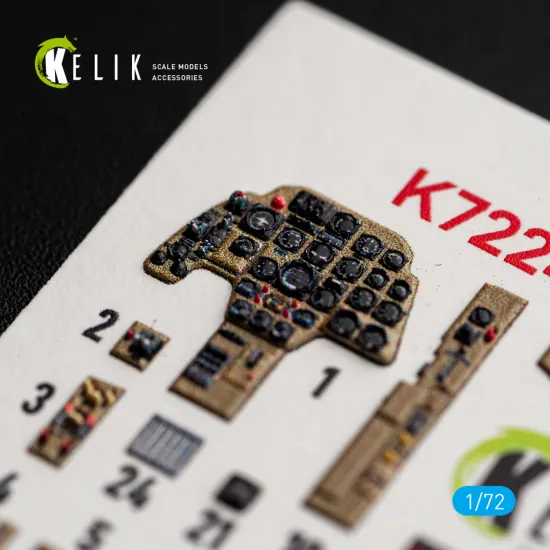 Kelik K72241 1/72 Bf-110c Early - Interior 3d Decals For Eduard