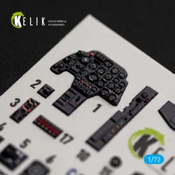 Kelik K72242 1/72 Bf-110c/D/E- Interior 3d Decals For Eduard