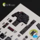 Kelik K72242 1/72 Bf-110c/D/E- Interior 3d Decals For Eduard