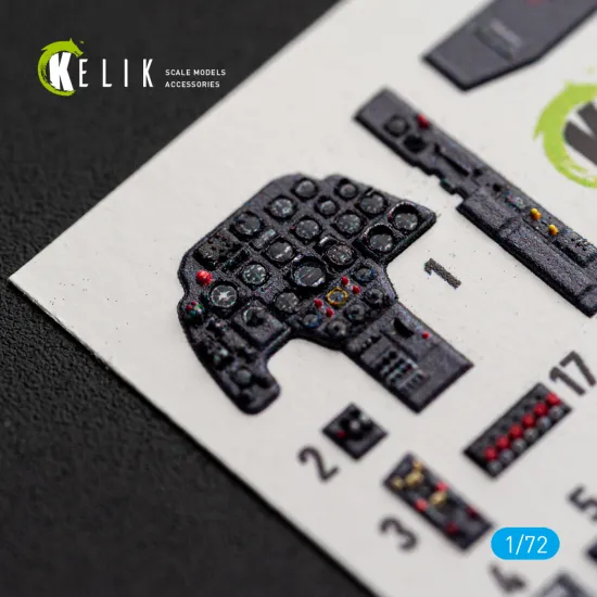 Kelik K72242 1/72 Bf-110c/D/E- Interior 3d Decals For Eduard