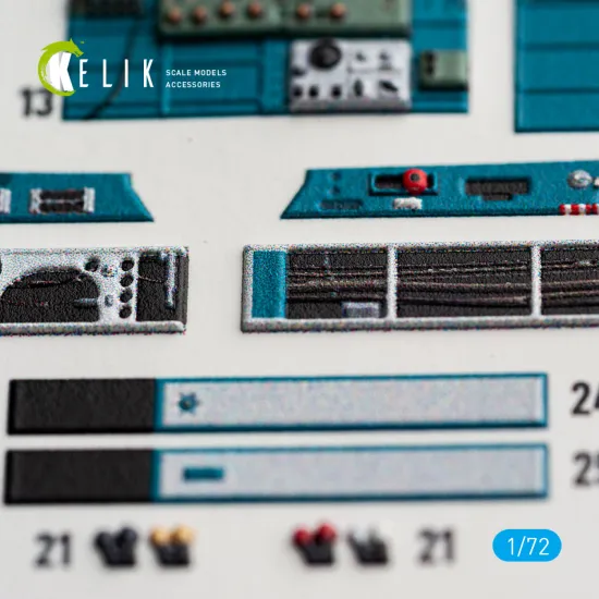Kelik K72244 1/72 J1n1-s Gekko Interior 3d Decals For Fujimi/Hobby 2000