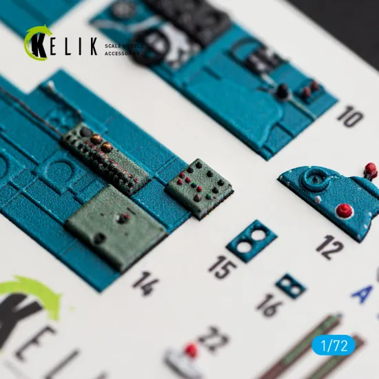 Kelik K72244 1/72 J1n1-s Gekko Interior 3d Decals For Fujimi/Hobby 2000