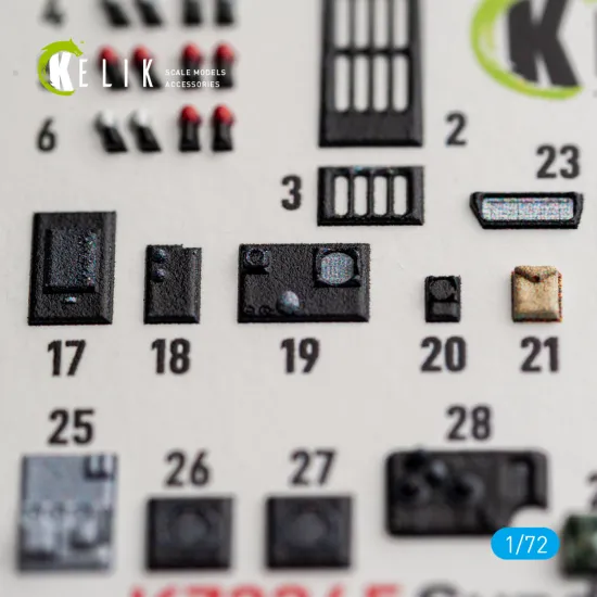 Kelik K72245 1/72 Sunderlend Mki/Ii - Interior 3d Decals For Special Hobby