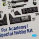 Kelik K72247 1/72 Sb2c-5 - Interior 3d Decals For Academy/Special Hobby