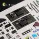 Kelik K72248 1/72 B-25j - Interior 3d Decals For Eduard Kit