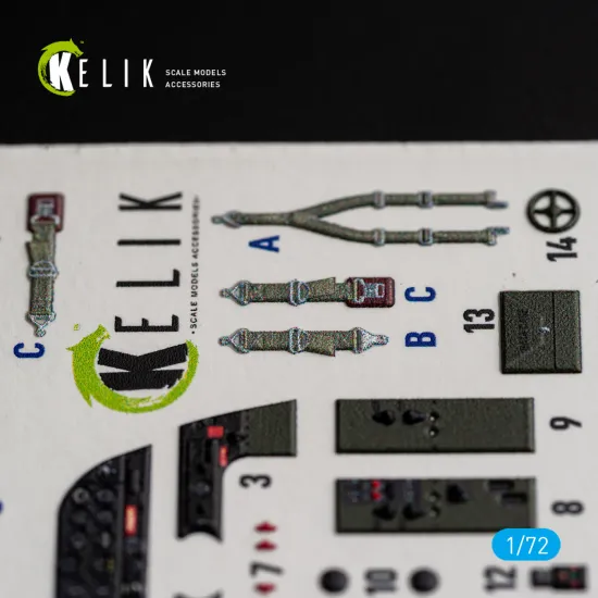 Kelik K72249 1/72 Vengeance Mk.i/Ia - Interior 3d Decals For Dorawings