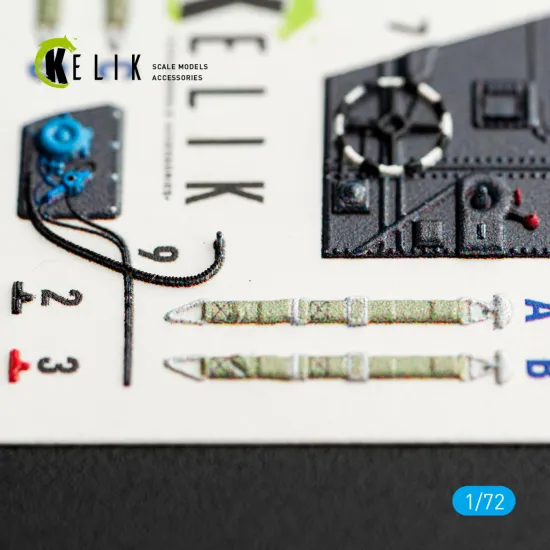 Kelik K72250 1/72 S-199 - Interior 3d Decals For Eduard Kit