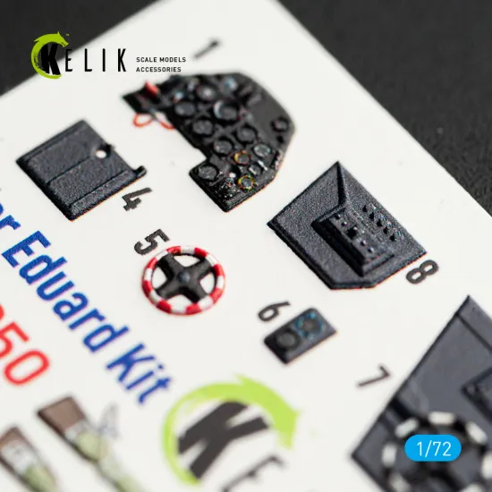 Kelik K72250 1/72 S-199 - Interior 3d Decals For Eduard Kit