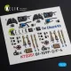 Kelik K72251 1/72 Bf-109 F-2/F-4 - Interior 3d Decals For Eduard
