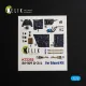 Kelik K72252 1/72 Bf-109 G-2/4 - Interior 3d Decals For Eduard Kit