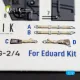 Kelik K72252 1/72 Bf-109 G-2/4 - Interior 3d Decals For Eduard Kit