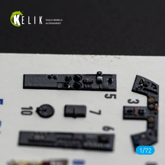 Kelik K72254 1/72 Fw-190a8/R-2 - Interior 3d Decals For Eduard Kit