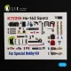 Kelik K72255 1/72 He-162 Spatz - Interior 3d Decals For Special Hobby Kit