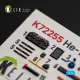 Kelik K72255 1/72 He-162 Spatz - Interior 3d Decals For Special Hobby Kit