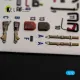 Kelik K72255 1/72 He-162 Spatz - Interior 3d Decals For Special Hobby Kit