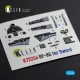 Kelik K72256 1/72 Rf-8g - Interior 3d Decals For Sword Kit