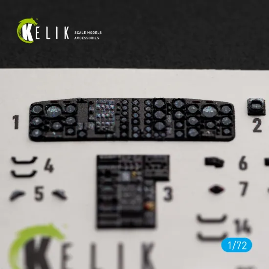 Kelik K72258 1/72 Ch-54a Tarhe - Interior 3d Decals For Icm Kit