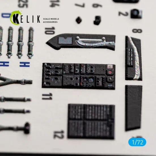 Kelik K72258 1/72 Ch-54a Tarhe - Interior 3d Decals For Icm Kit