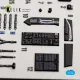 Kelik K72258 1/72 Ch-54a Tarhe - Interior 3d Decals For Icm Kit